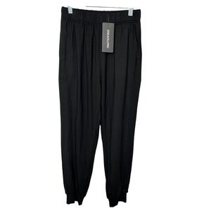 Dibaolong Women's Soft Yoga Pant Workout Joggers Black Size Small NWT